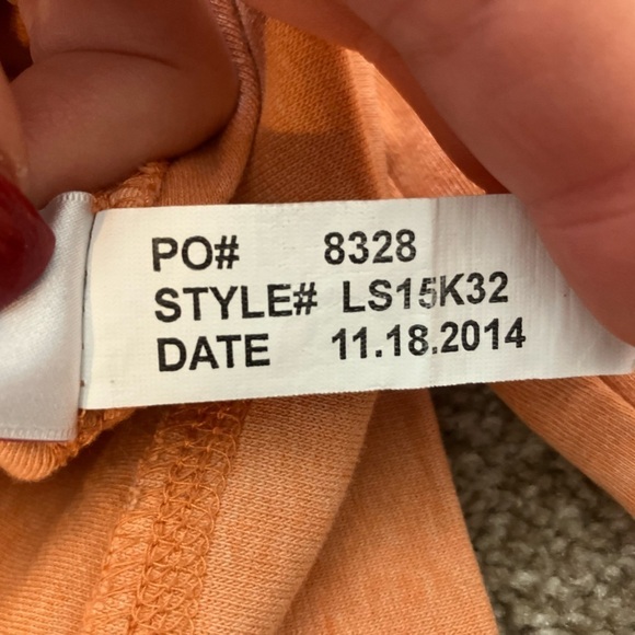 Peter Millar 100% Cotton Small Orange Long Sleeved Lightweight Zip Up Jacket - Picture 5 of 8